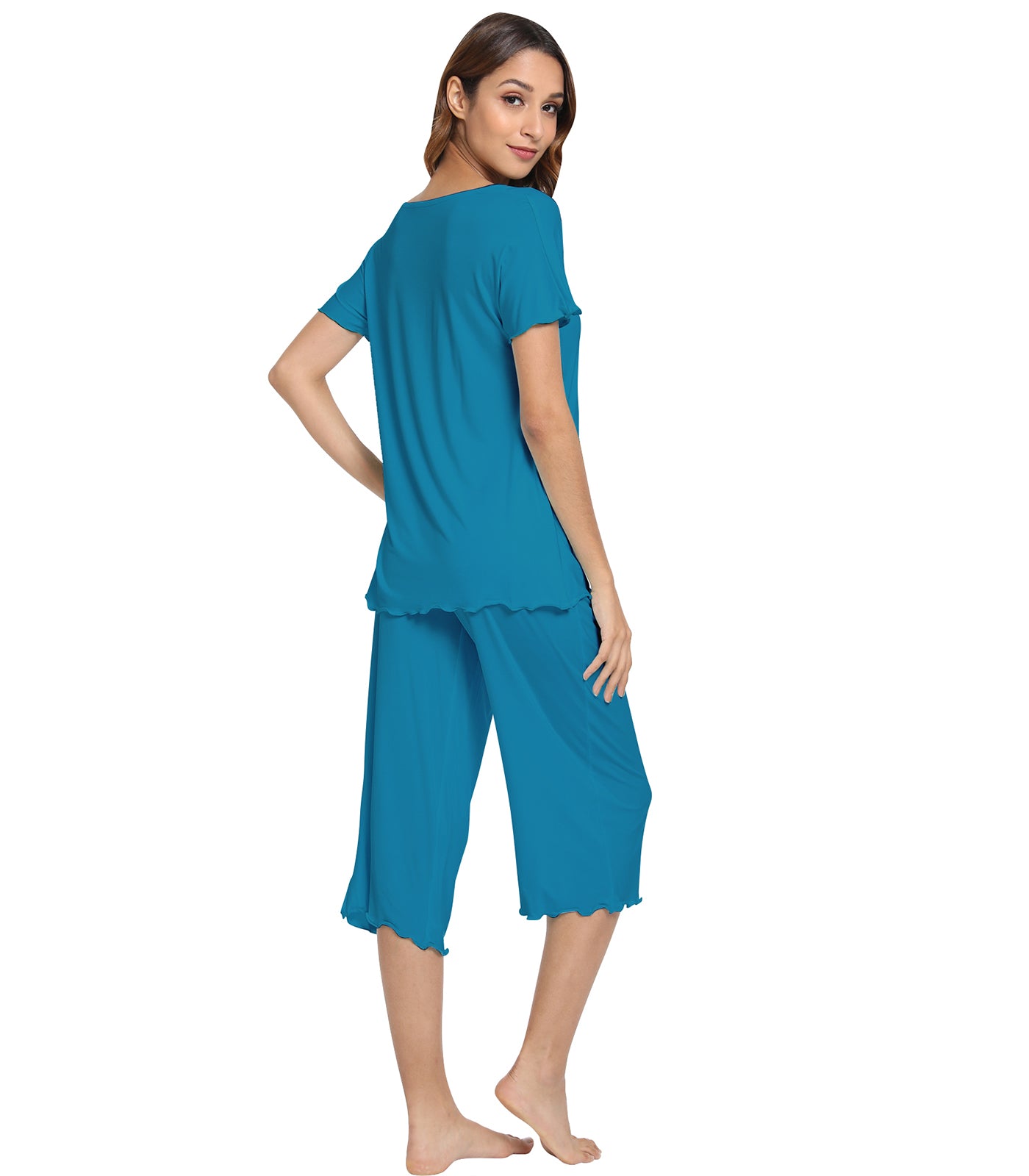 WiWi Women's Soft Bamboo Pajama Set