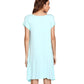 WiWi Women's Bamboo Night Shirt Soft Sleep Shirts