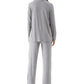 WiWi Pajamas Set Long Sleeve Nightwear Loungewear