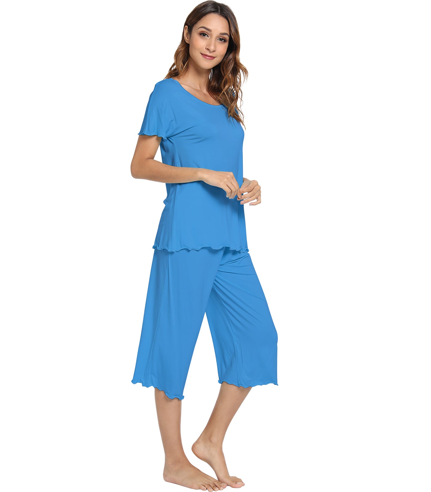 WiWi Women's Soft Bamboo Pajama Set