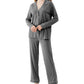 WiWi Pajamas Set Long Sleeve Nightwear Loungewear
