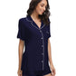 WiWi Pajamas Set Soft  Button Down Pj Lounge Sets