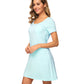WiWi Womens Soft Short Sleeve Nightgowns