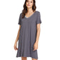WiWi Nightgowns for Women Short Sleeve Sleepwear