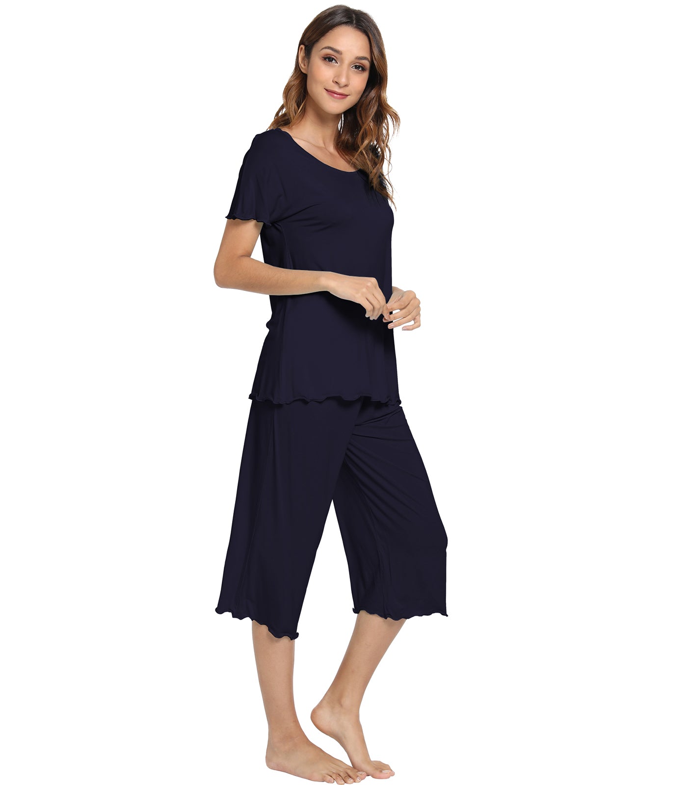 WiWi Women's Soft Bamboo Pajama Set