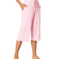 WiWi Womens Bamboo Comfy Capri Pants
