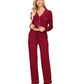 WiWi Pajamas Set Long Sleeve Nightwear Loungewear