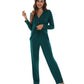 WiWi Pajamas Set Long Sleeve Nightwear Loungewear