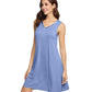 WiWi Women's Bamboo Sleeveless Soft Nightgown