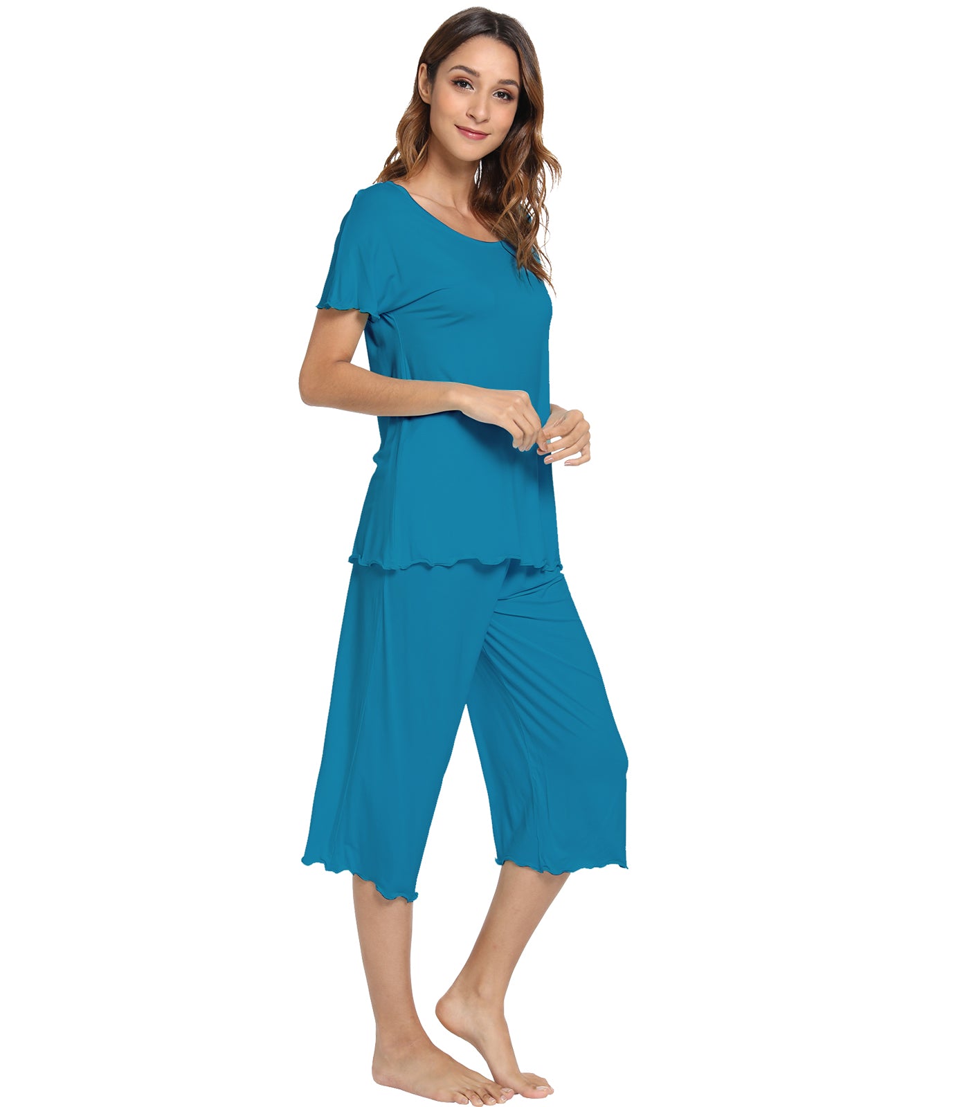 WiWi Women's Soft Bamboo Pajama Set