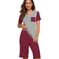 WiWi Womens Pajamas Set Plus Size Pjs Loungewear