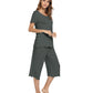 WiWi Women's Soft Bamboo Pajama Set