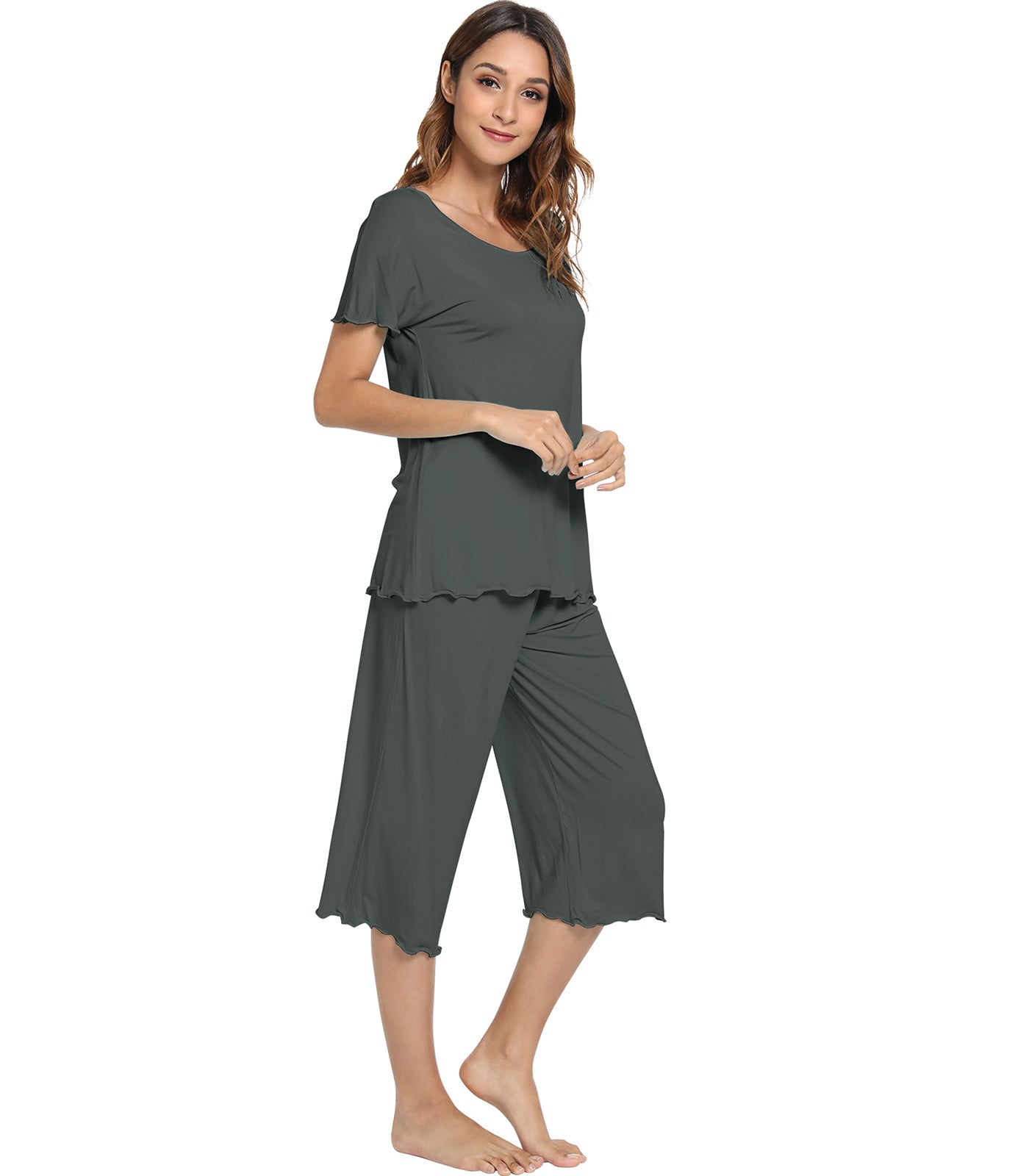 WiWi Women's Soft Bamboo Pajama Set