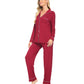 WiWi Pajamas Set Long Sleeve Nightwear Loungewear