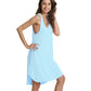WiWi Womens Scoop Neck Sleeveless Nightgowns