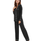 WiWi Pajamas Set Long Sleeve Nightwear Loungewear