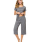 WiWi Women's Soft Bamboo Pajama Set