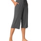 WiWi Womens Bamboo Comfy Capri Pants