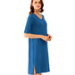 WiWi Soft Bamboo V Neck Nightgowns