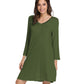 WiWi Soft Long Sleeve Nightshirts for women