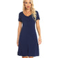 WiWi Nightgowns Button Down Nightshirt