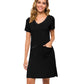 WiWi Soft Bamboo Sleep Shirts with Pockets