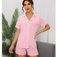 WiWi Pajamas Set Soft  Button Down Pj Lounge Sets