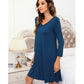 WiWi Soft Long Sleeve Nightshirts for women