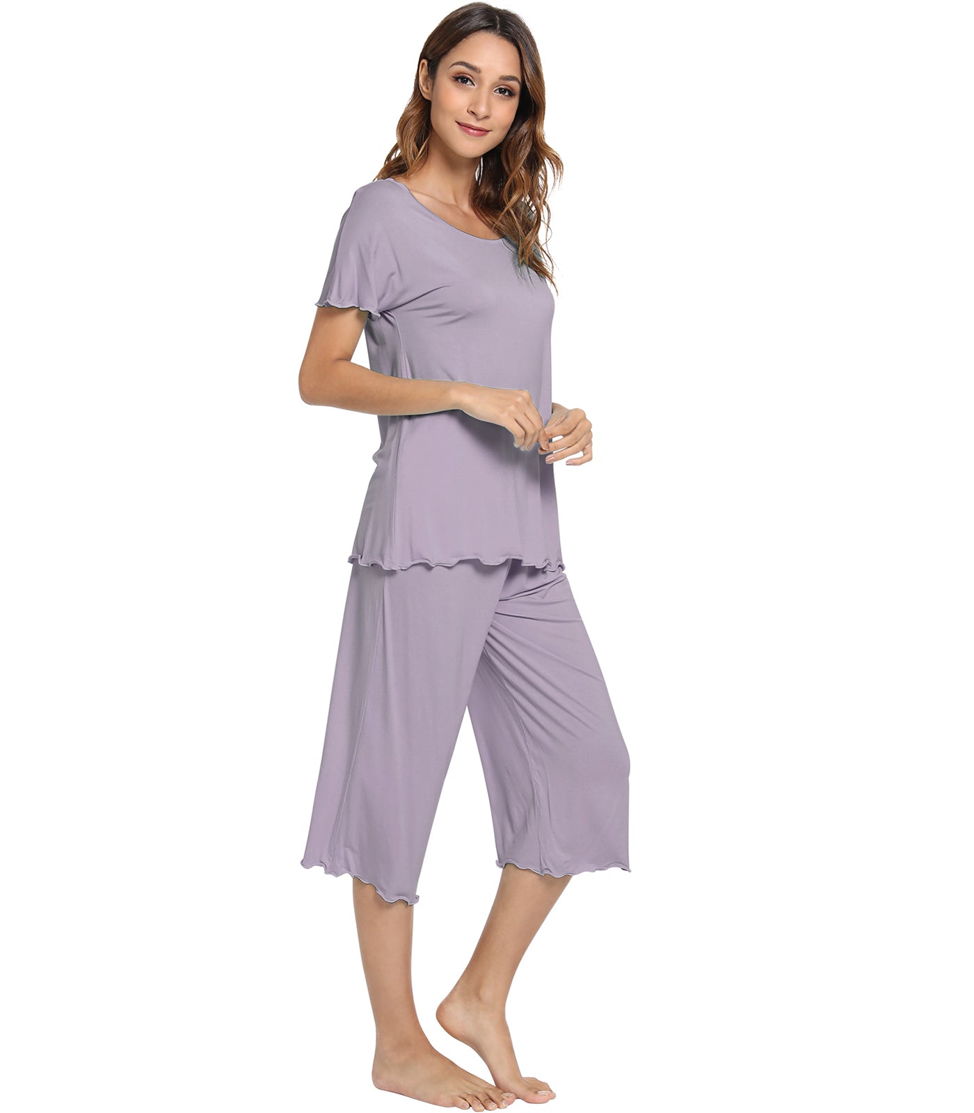 WiWi Women's Soft Bamboo Pajama Set