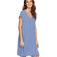 WiWi Women's Bamboo Night Shirt Soft Sleep Shirts