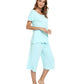 WiWi Women's Soft Bamboo Pajama Set