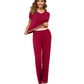 WiWi Womens Short Sleeves Pajamas Set