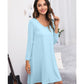 WiWi Soft Long Sleeve Nightshirts for women