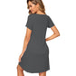 WiWi Womens Soft Short Sleeve Nightgowns