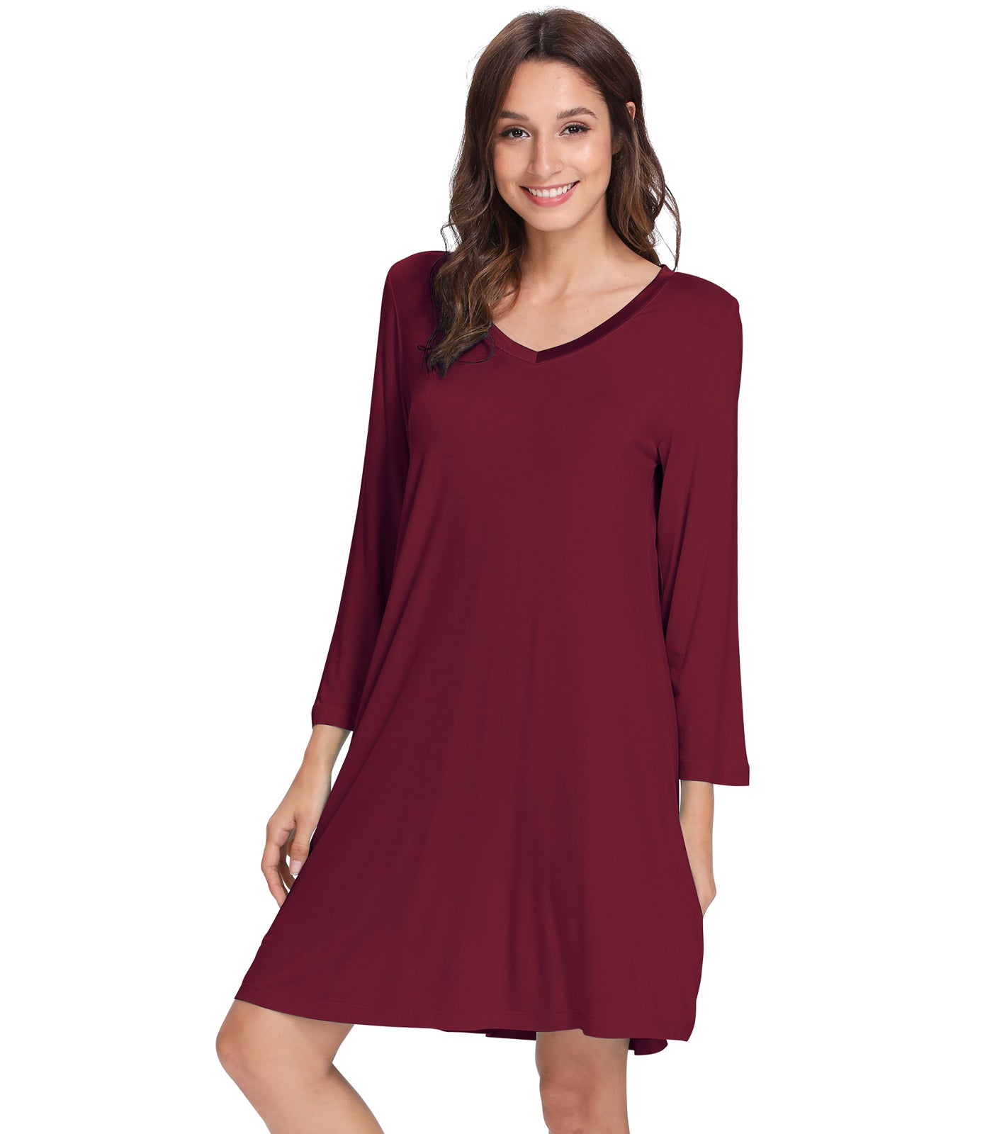 Long sleeve soft online nightgown