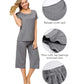 WiWi Women's Soft Bamboo Pajama Set