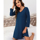 WiWi Soft Long Sleeve Nightshirts for women