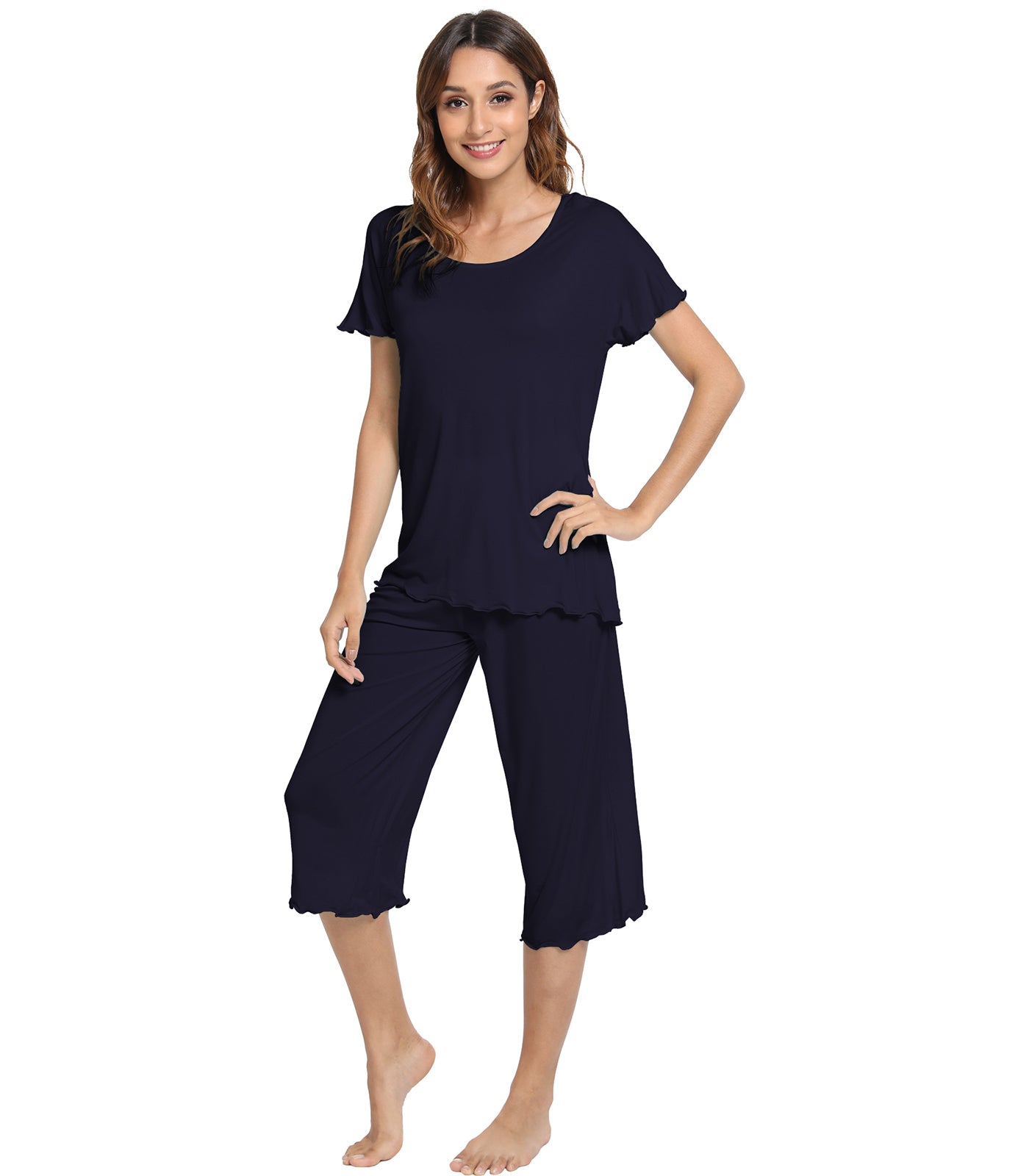 WiWi Women's Soft Bamboo Pajama Set