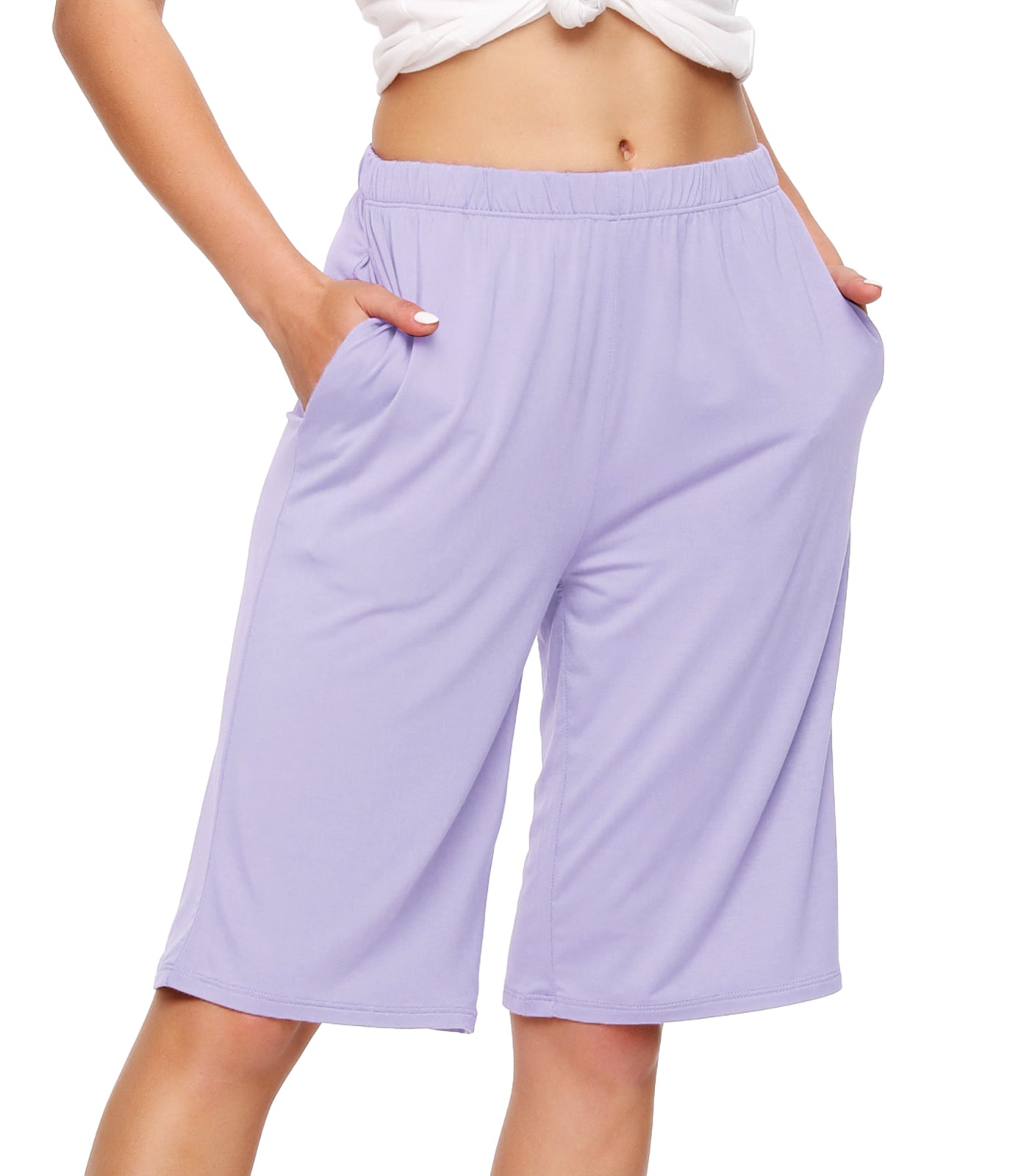 WiWi Soft Bamboo Sleep Shorts for Women