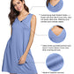 WiWi Women's Bamboo Sleeveless Soft Nightgown