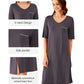 WiWi Soft Bamboo V Neck Nightgowns