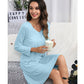 WiWi Soft Long Sleeve Nightshirts for women