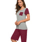 WiWi Womens Pajamas Set Plus Size Pjs Loungewear
