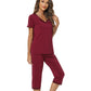 WiWi V-neck Bamboo Pajamas for Women