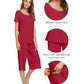 WiWi Women's Soft Bamboo Pajama Set