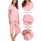 WiWi Women's Soft Bamboo Pajama Set