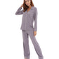 WiWi Pajamas Set Long Sleeve Nightwear Loungewear