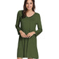 WiWi Soft Long Sleeve Nightshirts for women