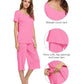WiWi Women's Soft Bamboo Pajama Set