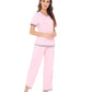 WiWi Womens Short Sleeves Pajamas Set